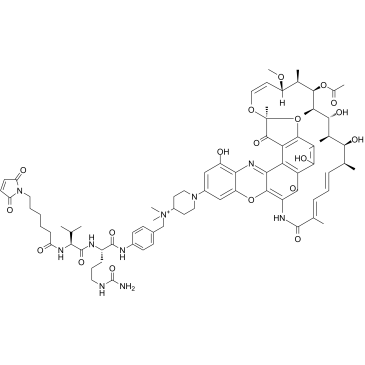 MC-Val-Cit-PAB-dimethylDNA31结构式