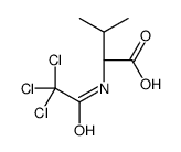(2S)-3-methyl-2-[(2,2,2-trichloroacetyl)amino]butanoic acid Structure
