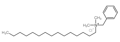 氯化十五烷基二甲基苄基铵结构式