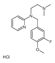 N'-[(3-fluoro-4-methoxyphenyl)methyl]-N,N-dimethyl-N'-pyridin-2-ylethane-1,2-diamine,hydrochloride结构式