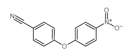 4-(4-硝基苯氧基)苄腈结构式