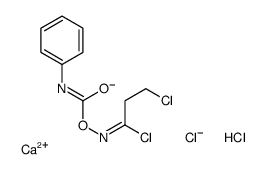 calcium,[(E)-1,3-dichloropropylideneamino] N-phenylcarbamate,dichloride Structure