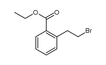 2-(2-溴乙基)苯甲酸乙酯结构式