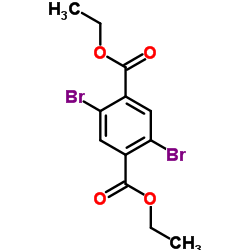 2,5-二溴对苯二甲酸二乙酯结构式