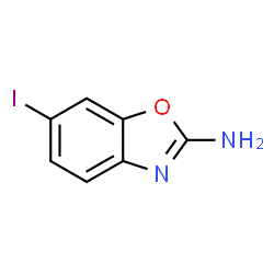 6-碘苯并[D]恶唑-2-胺结构式