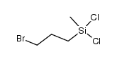 (3-bromopropyl)dichloromethylsilane结构式