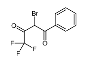 2-bromo-4,4,4-trifluoro-1-phenylbutane-1,3-dione Structure