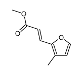methyl 3-(3-methylfuran-2-yl)prop-2-enoate结构式