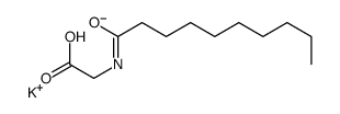 potassium,2-(decanoylamino)acetate Structure