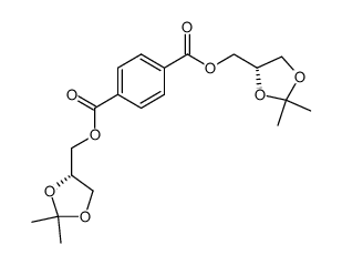 bis(((S)-2,2-dimethyl-1,3-dioxolan-4-yl)methyl) terephthalate结构式