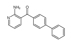 (2-氨基-3-吡啶)-[1,1-联苯]-4-甲酮结构式