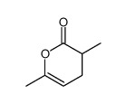 3,6-dimethyl-3,4-dihydropyran-2-one结构式