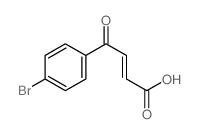 (E)-4-(4-溴苯基)-4-氧代丁-2-烯酸结构式