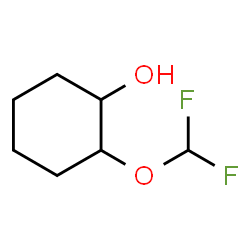 2-(二氟甲氧基)环己-1-醇结构式