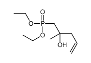 1-diethoxyphosphoryl-2-methylpent-4-en-2-ol Structure