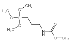 [3-(三乙氧基硅基)丙基]氨基甲酸甲酯结构式