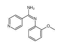 N'-(2-methoxyphenyl)pyridine-4-carboximidamide Structure
