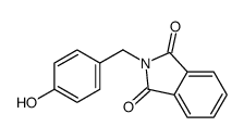 2-[(4-hydroxyphenyl)methyl]isoindole-1,3-dione Structure