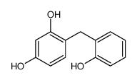 4-[(2-hydroxyphenyl)methyl]benzene-1,3-diol结构式