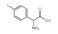 (R)-2-氨基-2-(4-碘苯基)乙酸结构式
