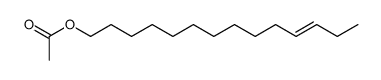 十四碳-11-烯-1-基乙酸酯结构式