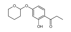 1-[2-hydroxy-4-(oxan-2-yloxy)phenyl]propan-1-one Structure