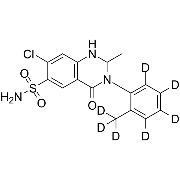 Metolazone-d7 Structure