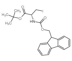 N-Fmoc-3-碘-L-丙氨酸叔丁酯结构式