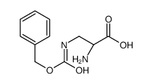 (2S)-2-amino-3-(phenylmethoxycarbonylamino)propanoic acid Structure