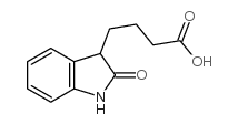 4-(2-oxo-2,3-dihydro-1h-indol-3-yl)butanoic acid Structure
