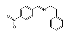 N-(4-Nitrobenzylidene)-2-phenylethanamine结构式