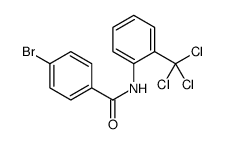 4-bromo-N-[2-(trifluoromethyl)phenyl]benzamide结构式