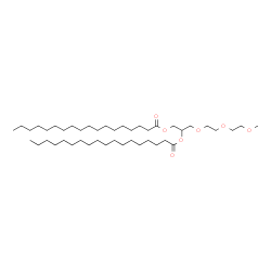 1,2-二乙酰-葡萄糖醇-3-甲氧二甲基乙二醇结构式