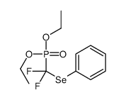 [diethoxyphosphoryl(difluoro)methyl]selanylbenzene Structure