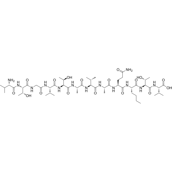 α-Synuclein (71-82) (human) trifluoroacetate salt结构式