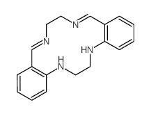 7,8,15,16,17,18-Hexahydrodibenzo(e,m)(1,4,8,11)tetraazacyclotetradecine结构式