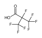 2,3,3,3-tetrafluoro-2-(trifluoromethyl)propanoic acid结构式