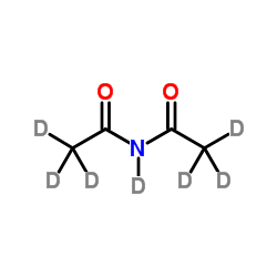 N-(2H3)Ethanoyl(2H4)acetamide Structure