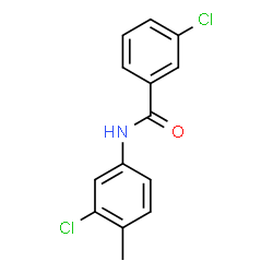 3-Chloro-N-(3-chloro-4-methylphenyl)benzamide Structure