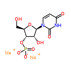 Disodium 3'-O-phosphonatouridine structure