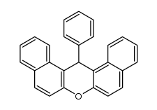14-(phenyl)-14H-dibenzo[a,j] xanthene结构式
