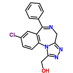 Alpha-羟基阿普唑仑结构式