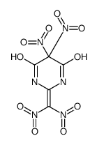 2-(dinitromethylidene)-5,5-dinitro-1,3-diazinane-4,6-dione结构式