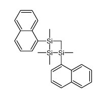 bis[dimethyl(naphthalen-1-yl)silyl]-dimethylsilane结构式