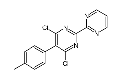 4,6-dichloro-5-(4-methylphenyl)-2-pyrimidin-2-ylpyrimidine结构式