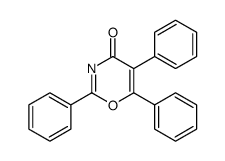 2,5,6-triphenyl-1,3-oxazin-4-one Structure