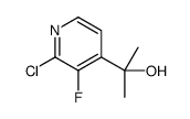 2-(2-chloro-3-fluoropyridin-4-yl)propan-2-ol结构式