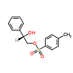 (S)-(+)-1-苯基-1,2-乙二醇2-甲苯磺酸酯结构式