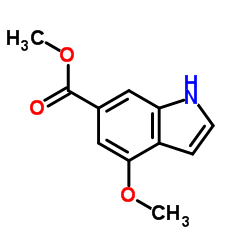 Methyl 4-methoxy-1H-indole-6-carboxylate Structure