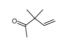 3,3-dimethyl-pent-4-en-2-one结构式
